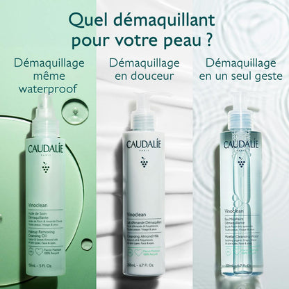 Huile de Soin Démaquillante à l'Huile d'Amande Douce + Ricin - 150ml
