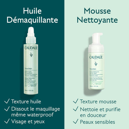 Mousse Nettoyante Visage Fleur de Vigne - 150ml
