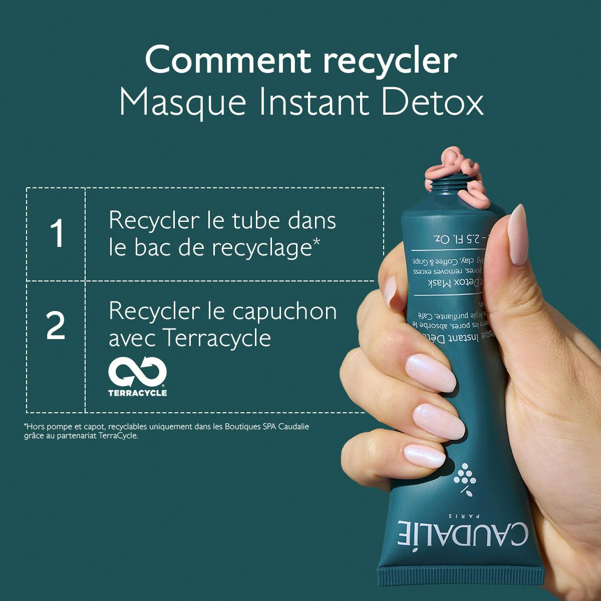 Masque Instant Détox à l'Argile Rose - 35ml