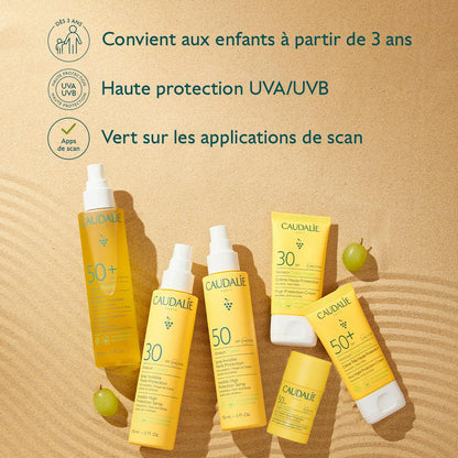 Stick Solaire Invisible Haute Protection SPF50